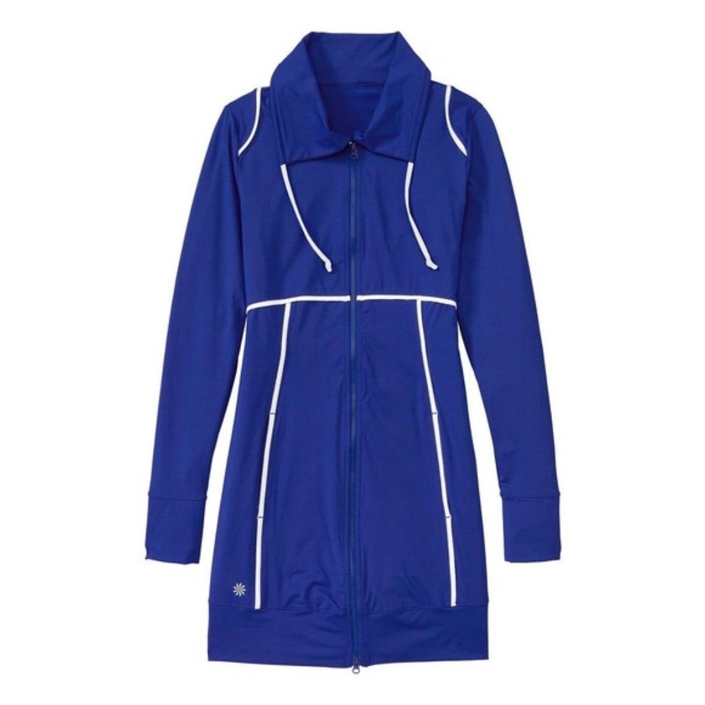 Athleta Blue Spinnaker Jacket ~  Size Small